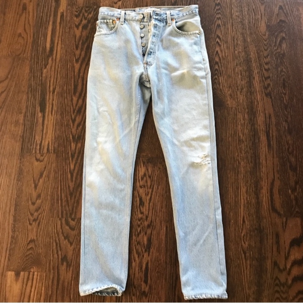 Vintage Re/Done High Rise Jeans - Size 27, 90s style, authentic tailored